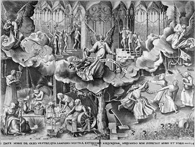 Gleichnis von den klugen und törichten Jungfrauen, c.1560 | Bruegel the Elder