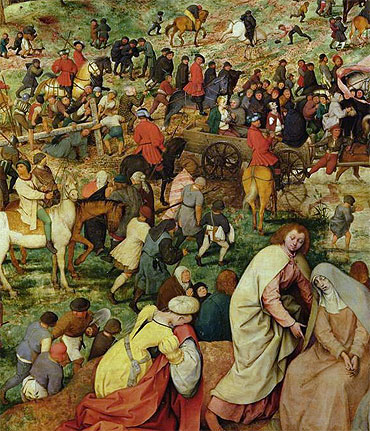 The Procession to Calvary (Detail) | Bruegel the Elder | Painting Reproduction