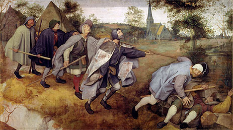 Die Parabel der Blinden | Bruegel the Elder | Gemälde Reproduktion