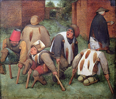 Die Bettler | Bruegel the Elder | Gemälde Reproduktion