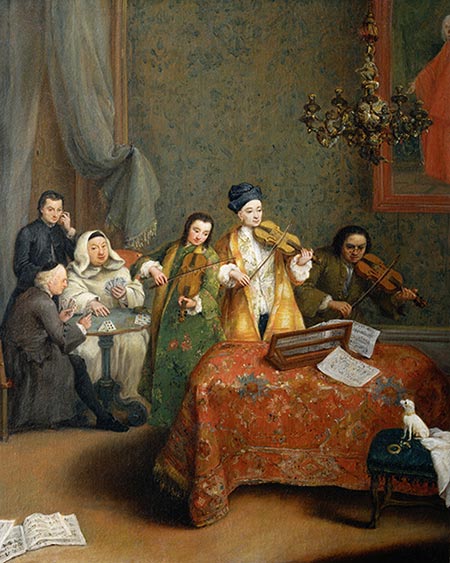 The Concert, 1741 by Pietro Longhi | Painting Reproduction