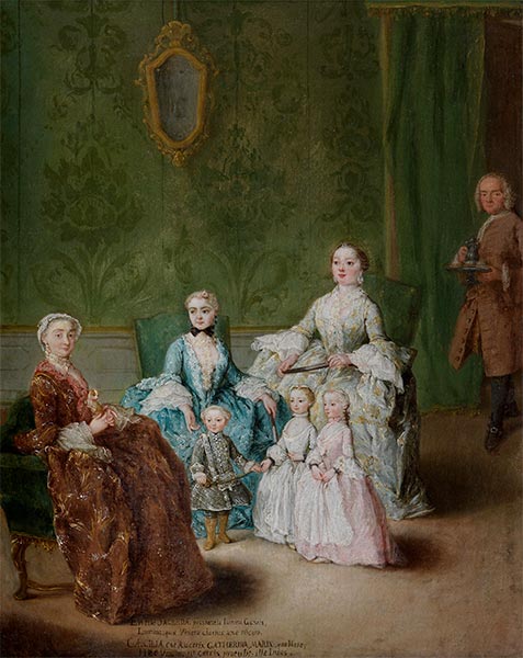 The Sagredo Family, c.1752 | Pietro Longhi | Painting Reproduction