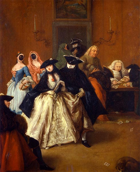 The Parlour, c.1757/60 by Pietro Longhi | Painting Reproduction