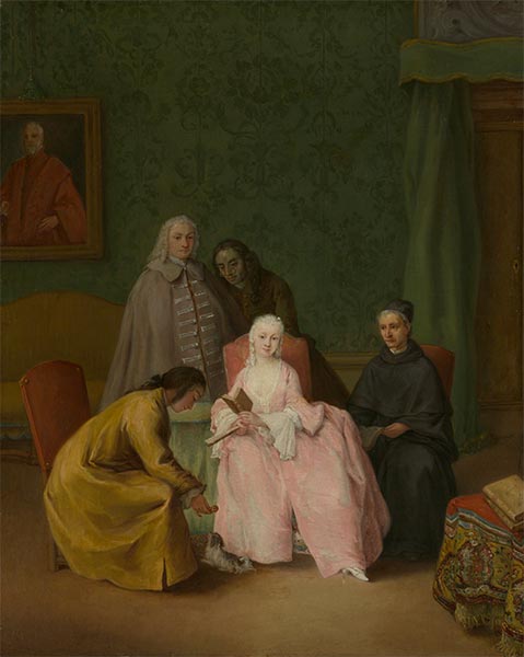 The Visit, 1746 | Pietro Longhi | Painting Reproduction