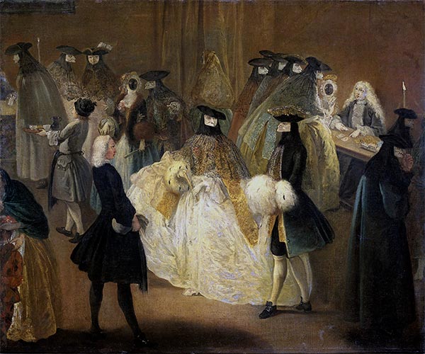The Casino, n.d. by Pietro Longhi | Painting Reproduction