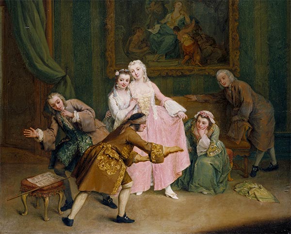 Blinde Kuh | Pietro Longhi | Gemälde Reproduktion