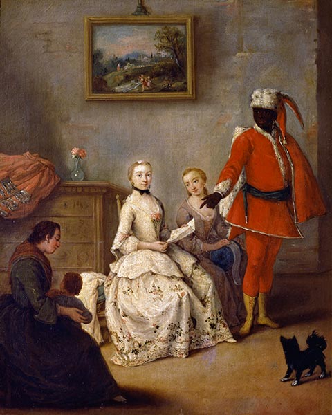 Der Brief des Mauren | Pietro Longhi | Gemälde Reproduktion