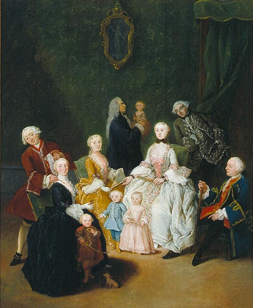 Patrizierfamilie | Pietro Longhi | Gemälde Reproduktion