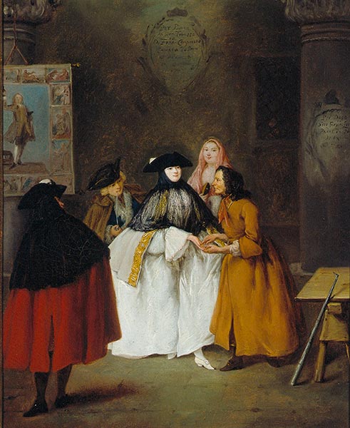 Der Wahrsager | Pietro Longhi | Gemälde Reproduktion