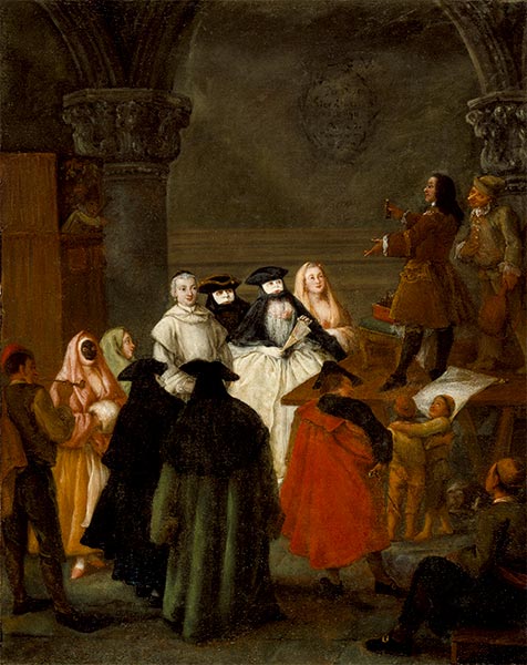 The Quack Doctor, a.1763 | Pietro Longhi | Painting Reproduction