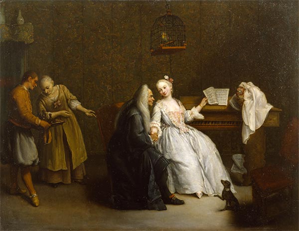 The Music Lesson, c.1760 | Pietro Longhi | Painting Reproduction