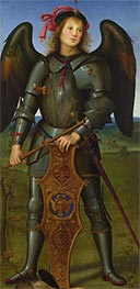 Archangel Michael (Certosa Altarpiece), c.1496/00 by Perugino | Painting Reproduction