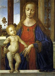 Jungfrau und Kind, Undated von Perugino | Gemälde-Reproduktion