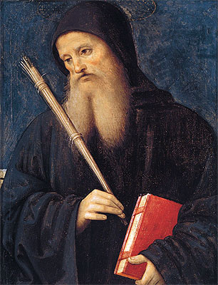 Heiliger Benedikt, c.1496/99 | Perugino | Gemälde Reproduktion