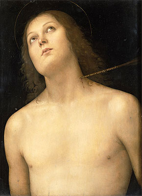 Heiliger Sebastian, c.1495 | Perugino | Gemälde Reproduktion