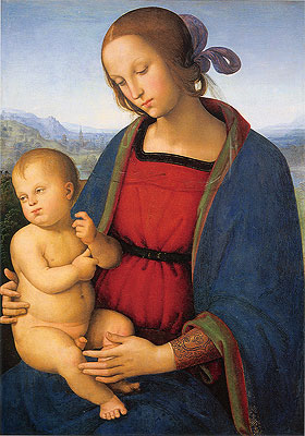 Madonna und Kind, c.1500 | Perugino | Gemälde Reproduktion