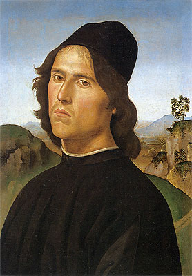 Portrait of Lorenzo di Credi, 1488 | Perugino | Painting Reproduction