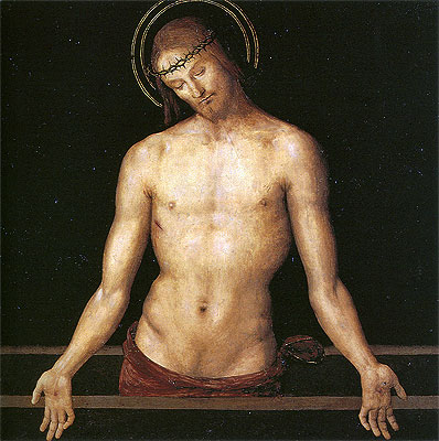 Toter Christus, 1495 | Perugino | Gemälde Reproduktion