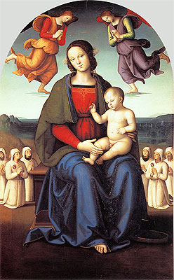 Madonna of the Confraternity of the Consolazione, c.1496/98 | Perugino | Painting Reproduction