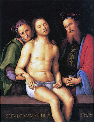 Sepulcrum Christi, 1498 | Perugino | Gemälde Reproduktion