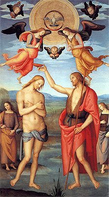 Taufe Christi, 1512 | Perugino | Gemälde Reproduktion