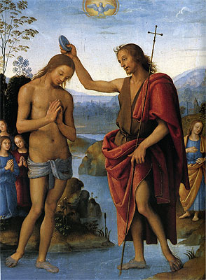 Baptism of Christ, c.1498/00 | Perugino | Painting Reproduction