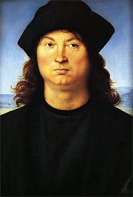 Porträt eines Mannes, c.1503/04 | Perugino | Gemälde Reproduktion