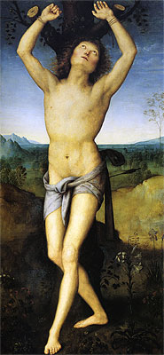 Der heilige Sebastian | Perugino | Gemälde Reproduktion