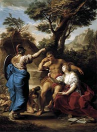 Herkules am Scheidewege, 1748 von Pompeo Batoni | Gemälde-Reproduktion