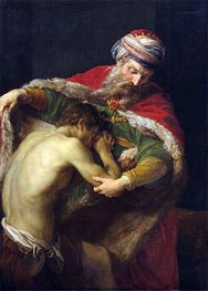 The Return of the Prodigal Son, 1773 by Pompeo Batoni | Painting Reproduction