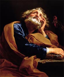St Peter, c.1740/43 by Pompeo Batoni | Painting Reproduction