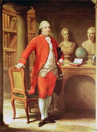 Portrait of Sir Thomas Gascoigne, 8th Baronet, 1779 von Pompeo Batoni | Gemälde-Reproduktion