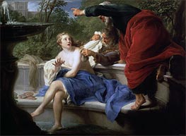 Susanna and the Elders, 1751 von Pompeo Batoni | Gemälde-Reproduktion