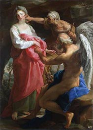 Time Orders Old Age to Destroy Beauty, 1746 von Pompeo Batoni | Gemälde-Reproduktion
