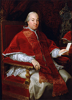 Pope Pius VI, c.1775/76 by Pompeo Batoni | Painting Reproduction