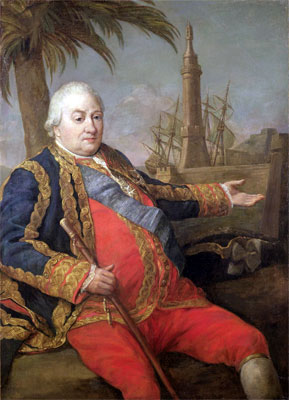 Pierre de Suffren-Saint-Tropez, Vice Admiral of France, Undated | Pompeo Batoni | Painting Reproduction
