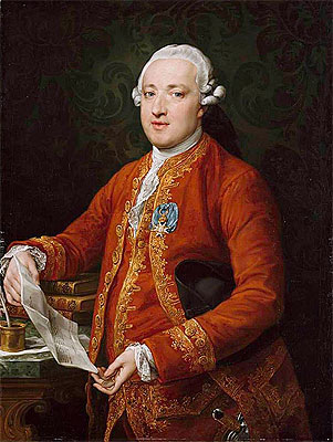 Don José Moniño y Redondo, Conde de Floridablanca | Pompeo Batoni | Gemälde Reproduktion