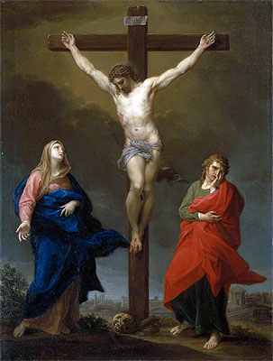 The Crucifixion, 1762 | Pompeo Batoni | Gemälde Reproduktion