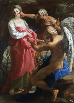Die Zeit befiehlt dem Alter, die Schönheit zu zerstören | Pompeo Batoni | Gemälde Reproduktion