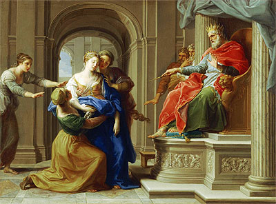 Esther vor Ahasver | Pompeo Batoni | Gemälde Reproduktion