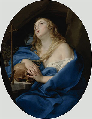 The Penitent Magdalene, Undated | Pompeo Batoni | Painting Reproduction