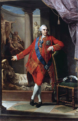 Porträt des Grafen Kirill Grigorjewitsch Razumowski | Pompeo Batoni | Gemälde Reproduktion