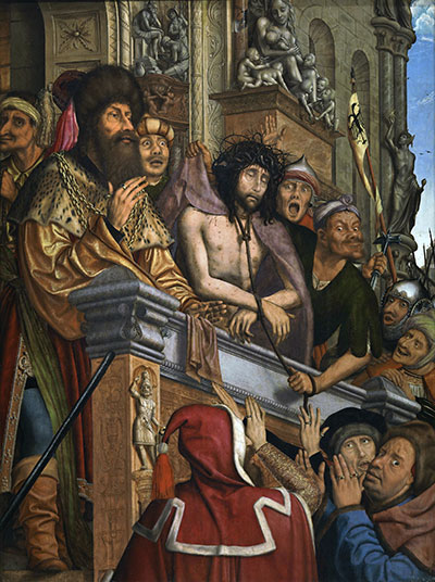 Christus vorgestellt zu den Menschen, c.1518/20 | Quentin Massys | Gemälde Reproduktion