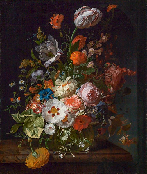 Blumenstrauß, 1715 | Rachel Ruysch | Gemälde Reproduktion