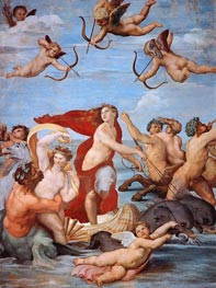 Der Triumph der Galatea, c.1511 von Raphael | Gemälde-Reproduktion