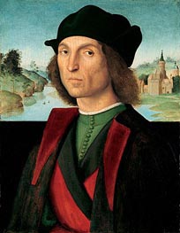 Portrait of a Man, c.1502/04 by Raphael | Painting Reproduction
