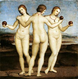 The Three Graces, c.1504/05 by Raphael | Painting Reproduction