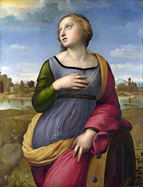 Saint Catherine of Alexandria, c.1507 by Raphael | Painting Reproduction