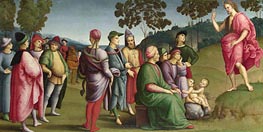 Saint John the Baptist Preaching, 1505 by Raphael | Painting Reproduction