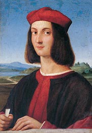 Portrait of the Young Pietro Bembo, c.1504/06 von Raphael | Gemälde-Reproduktion